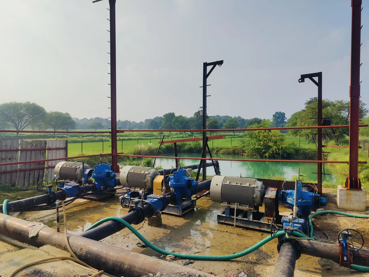 Pump installation and pipework